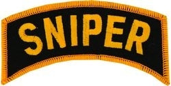 military and police store: military and police store: military patch: sniper (lg)