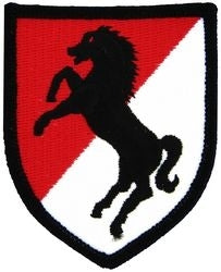 military and police store: military and police store: military patch: 11th armored cavalry