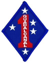 military and police store: military and police store: military patch: usmc guadalcanal 1st marine