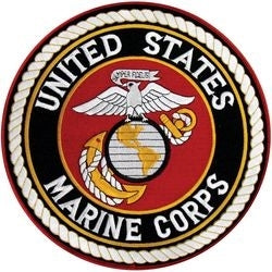 military and police store: military and police store: military patch: usmc large