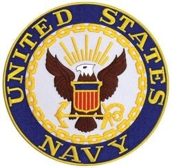 military and police store: military and police store: military patch: u.s. navy large