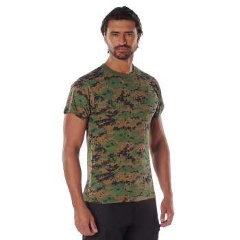 Camo Tee-Woodland Digital