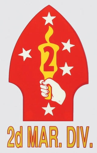 military and police store: military and police store: decals: usmc 2nd div.