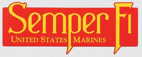 military and police store: military and police store: decals: usmc semper fi bumper