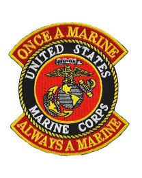 Military Patch: Once a Marine Always a Marine