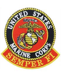 Military Patch: Round Semper Fi