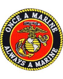 Military Patch: USMC Once a Marine
