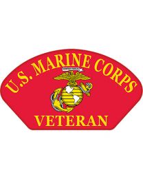 Military Patch: USMC Veteran Hat Patch