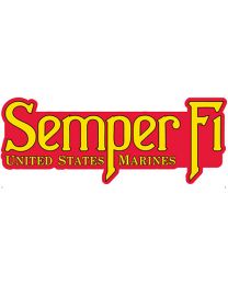 Military Patch: Semper Fi Text