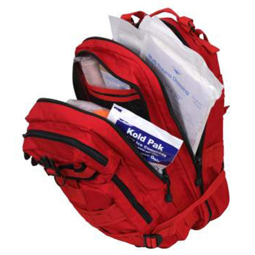 military and police store: military and police store: military pack trauma kit: red