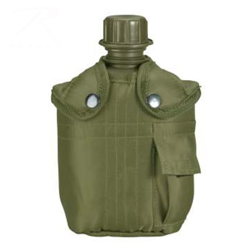 military and police store: military and police store: canteens: g.i. style with cover olive drab