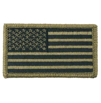 military and police store: military and police store: american flag patch: ocp/normal hook back