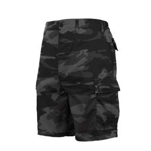 military and police store: military and police store: bdu combat shorts: black camo
