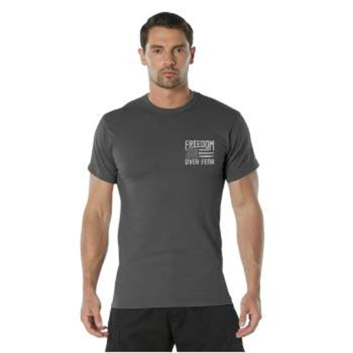 military and police store: military and police store: freedom over fear t-shirt