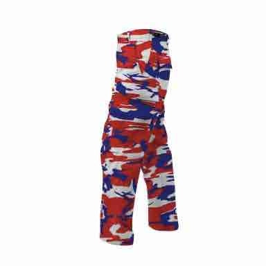 military and police store: military and police store: battle dress uniform (bdu) pants: red, white & blue