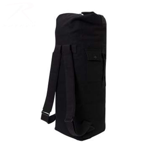 military and police store: military and police store: g.i. type enhanced double strap duffle bag: black