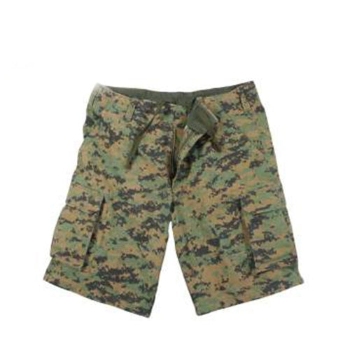 military and police store: military and police store: military shorts-vintage paratrooper woodland digital