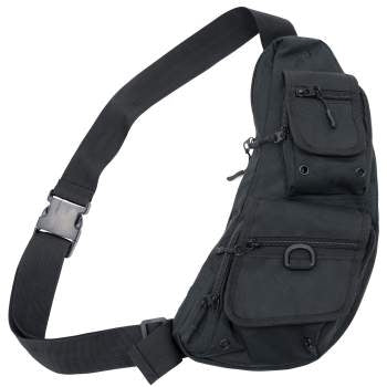 military and police store: military and police store: crossbody tactical bag: black