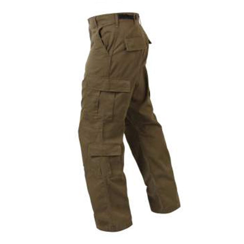 military and police store: military and police store: vintage paratrooper fatigues-russet brown