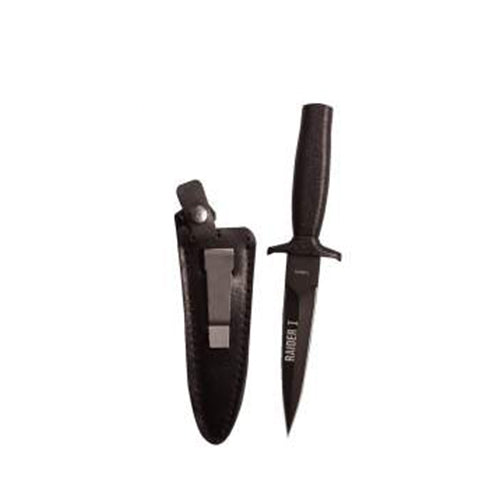 military and police store: military and police store: raider i boot knife: black blade
