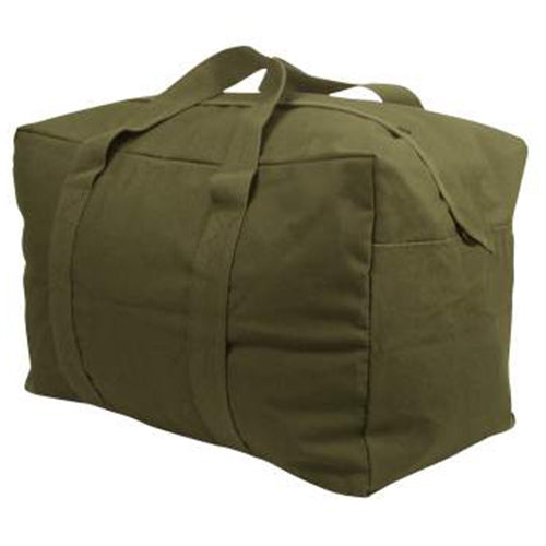 military and police store: military and police store: parachute cargo bag: olive drab