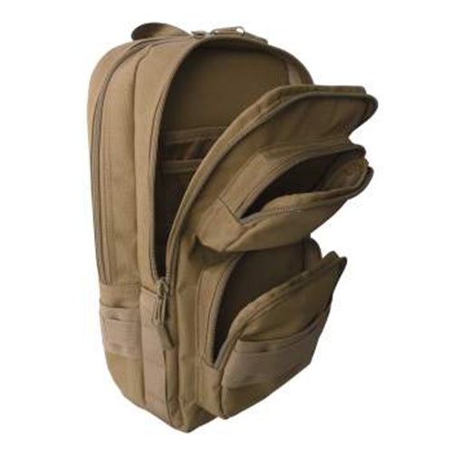 military and police store: military and police store: tactical traveler sling bag: coyote brown
