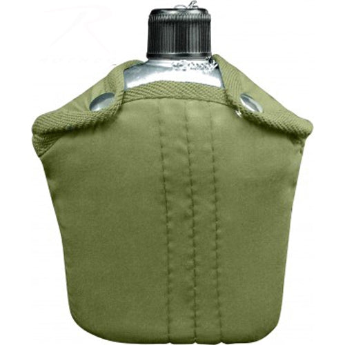 military and police store: military and police store: canteen: aluminum canteen with cover
