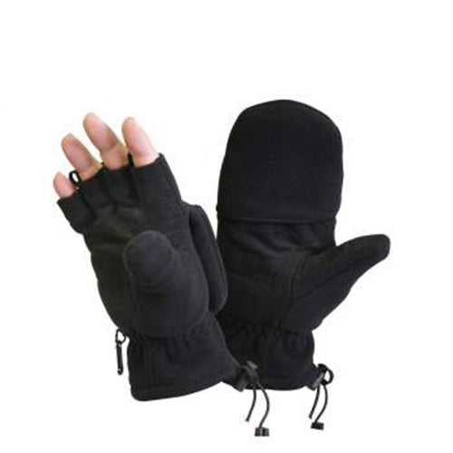 military and police store: military and police store: fleece sniper glove-black