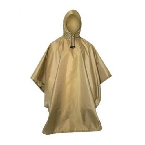 military and police store: military and police store: gi type military rip-stop poncho: coyote brown