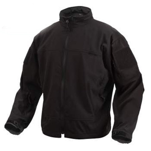 military and police store: military and police store: covert special ops soft shell jacket: black