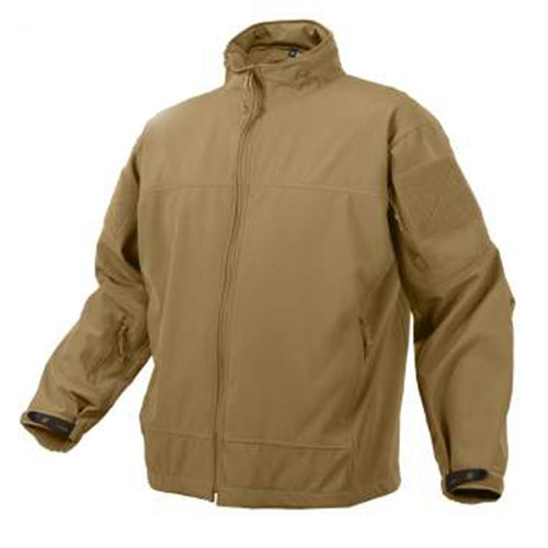 military and police store: military and police store: covert special ops soft shell jacket: coyote brown