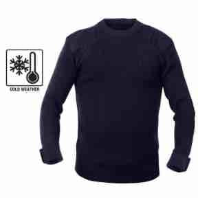 military and police store: military and police store: g.i acrylic commando sweater: black