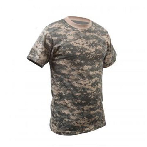 military and police store: military and police store: camo tee-army digital  (acu)