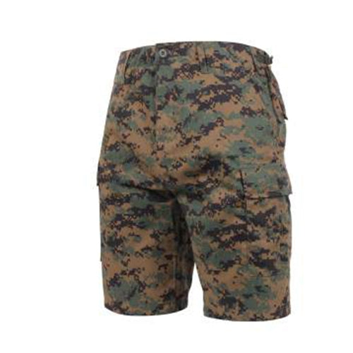 military and police store: military and police store: bdu combat shorts: woodland digital