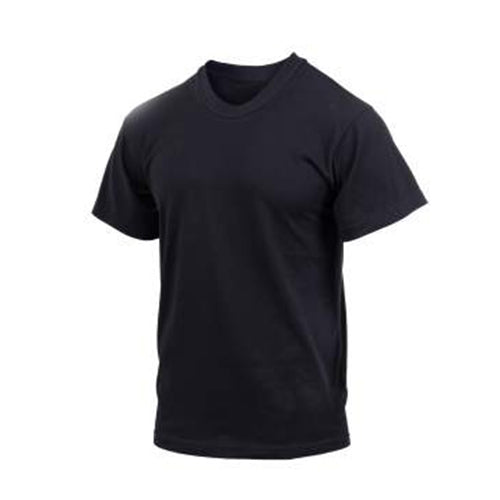 military and police store: military and police store: solid color military t-shirts: black