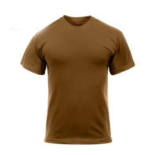 military and police store: military and police store: solid color military t-shirts: brown