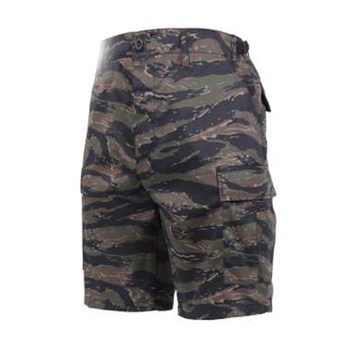 military and police store: military and police store: bdu combat shorts: tiger stripe camo