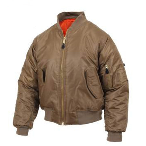 military and police store: military and police store: ma-1 flight jacket: coyote brown