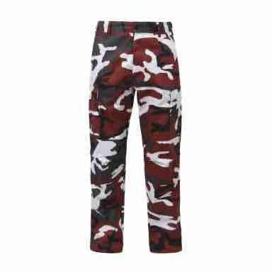 military and police store: military and police store: battle dress uniform (bdu) pants: red camo