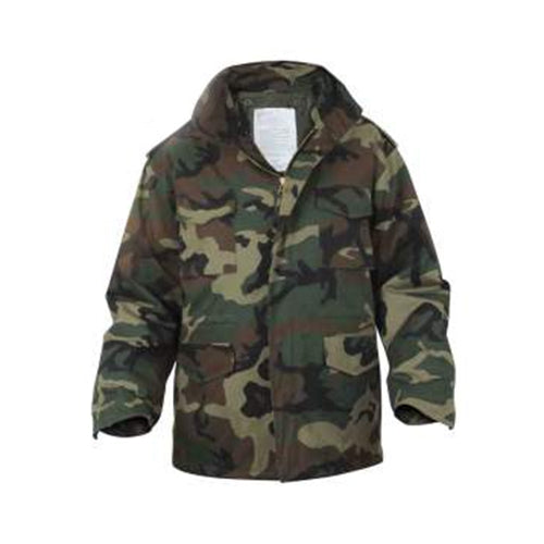 military and police store: military and police store: m-65 field jacket: woodlnad camo