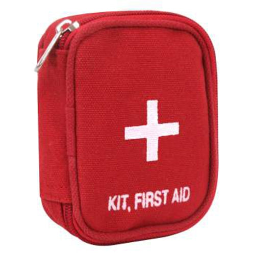 military and police store: military and police store: individual 1st aid pouch: red