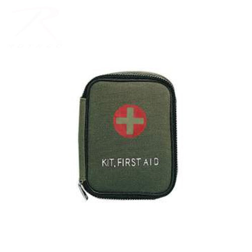 military and police store: military and police store: individual 1st aid pouch: olive drab