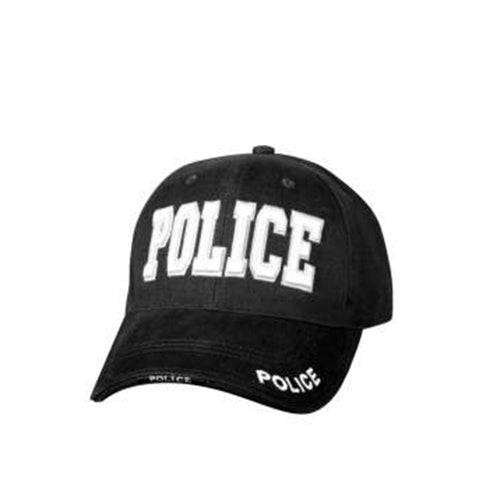 military and police store: military and police store: deluxe low profile law caps: police black