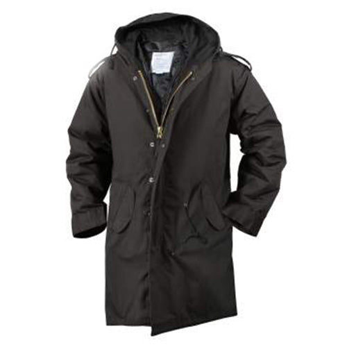 military and police store: military and police store: m-51 fishtail parka: black