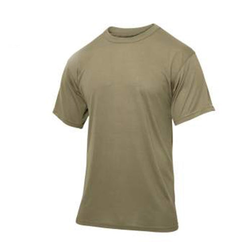 military and police store: military and police store: moisture wicking t-shirts: coyote brown