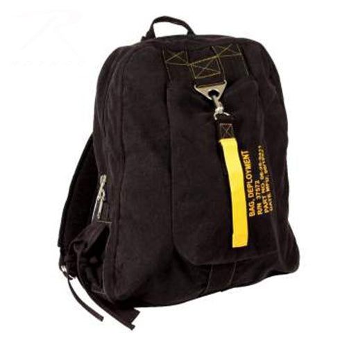 military and police store: military and police store: vintage flight bag: black