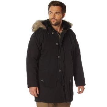 military and police store: military and police store: vintage n-3b parka: black