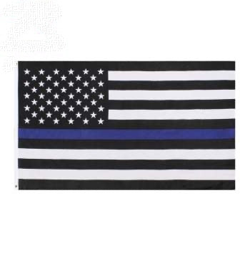 military and police store: military and police store: thin blue line flag