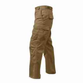 military and police store: military and police store: relaxed fit bdu tactical pants: coyote brown
