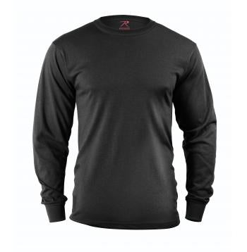 military and police store: military and police store: long sleeve tee: black